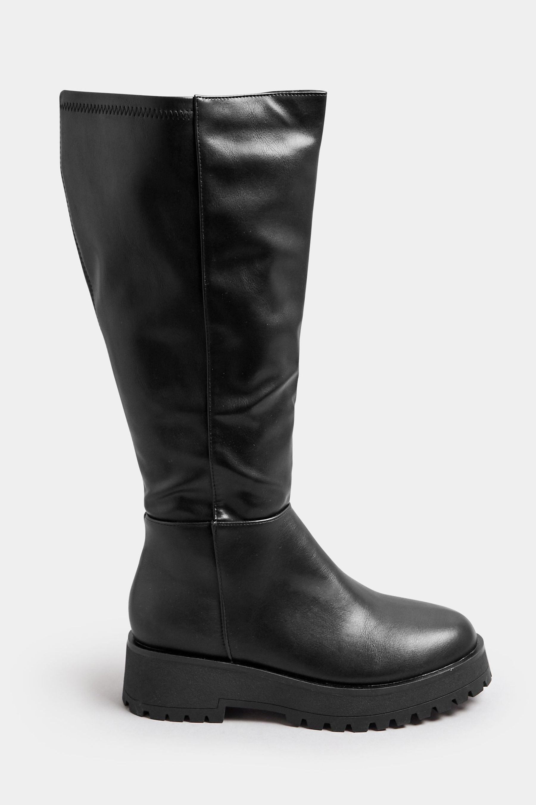 Acheter Yours Curve Extra Wide Fit Wedge Knee High Boots from Next Luxembourg