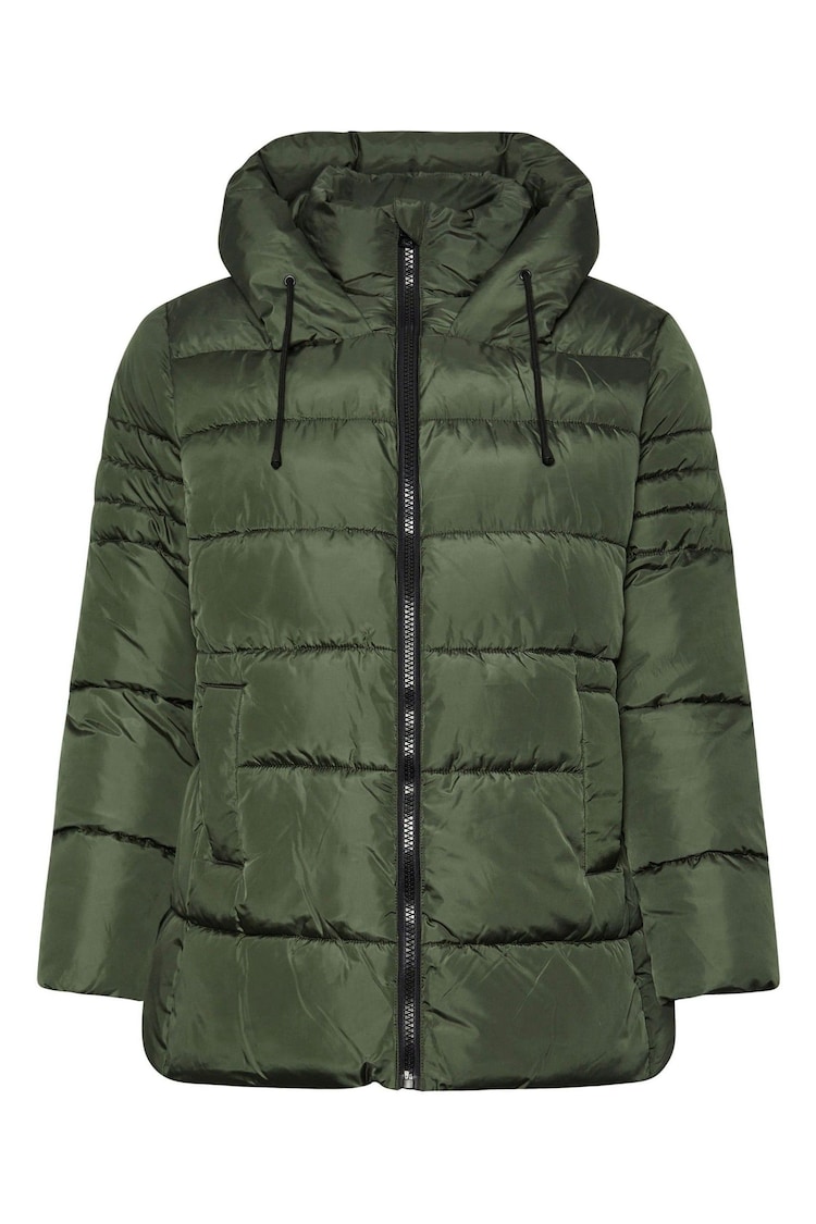 Yours Curve Green Sporty Short Coat - Image 5 of 5