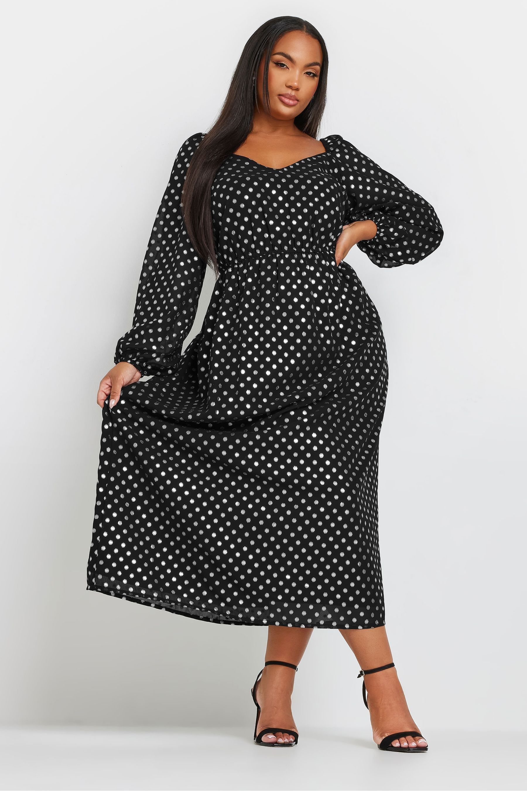 Plus size black chiffon dress new arrivals