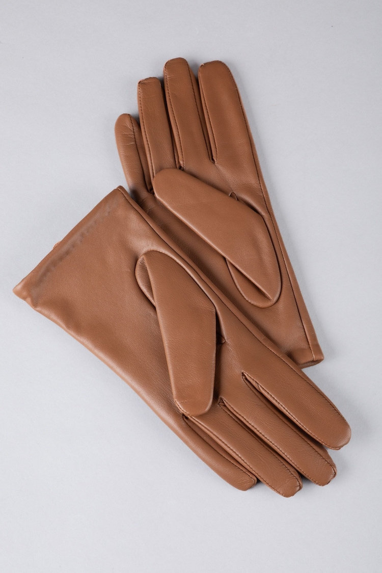 Lakeland Leather Brown Blea Classic Gloves - Image 1 of 4