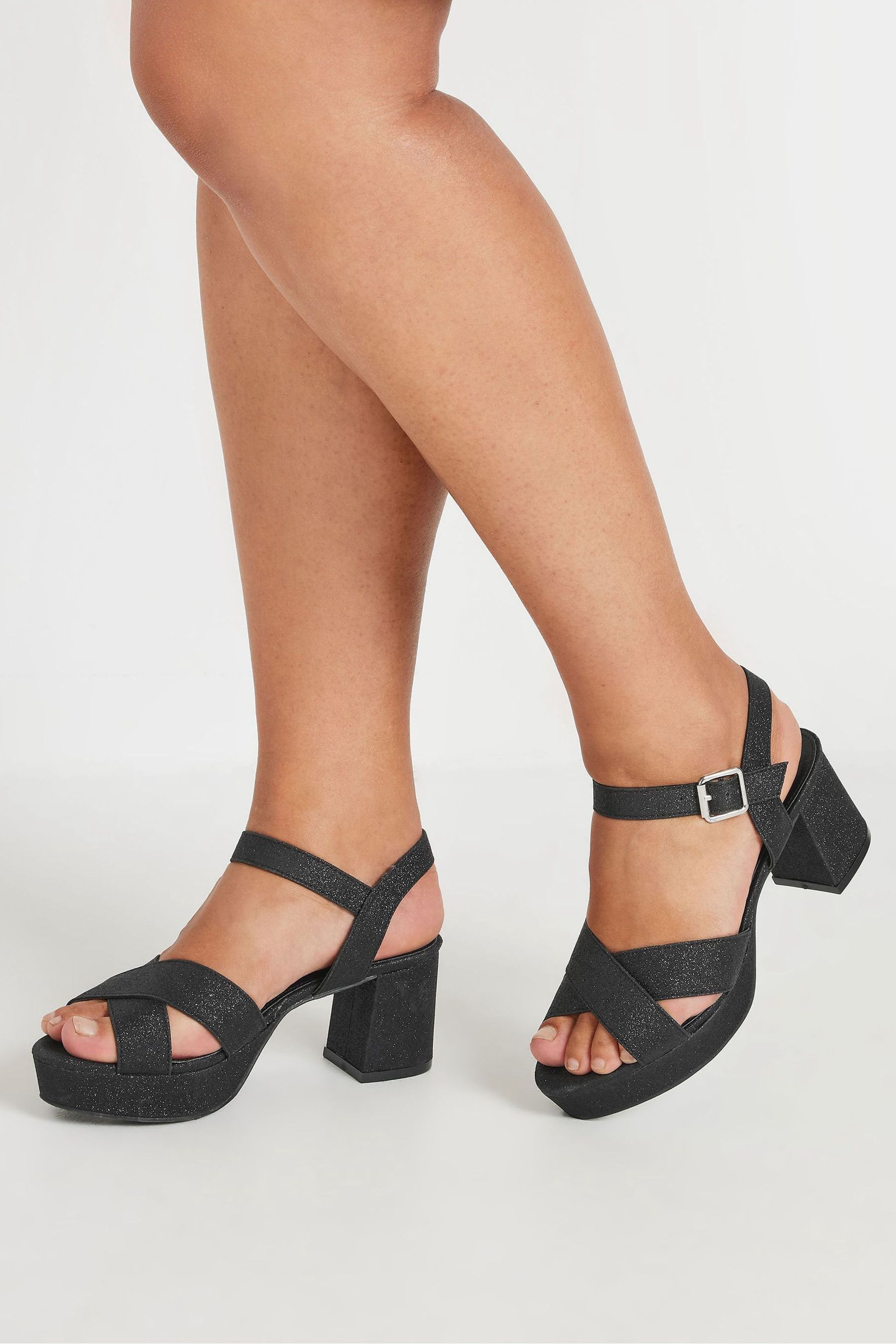 Extra wide black heels hotsell