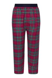 Yours Curve Red Check Pyjama Pants - Image 5 of 5