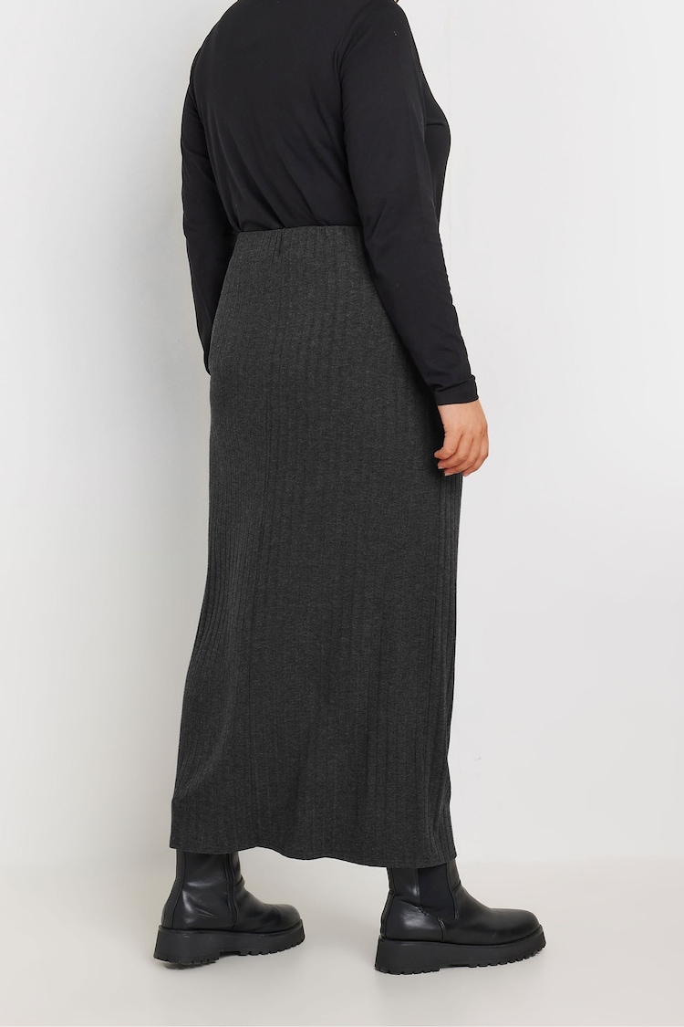 Yours Curve Grey Tube Skirt - Image 2 of 5