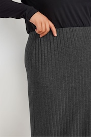 Yours Curve Grey Tube Skirt - Image 3 of 5