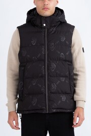 Luke 1977 Egrit Black Gilet - Image 1 of 6