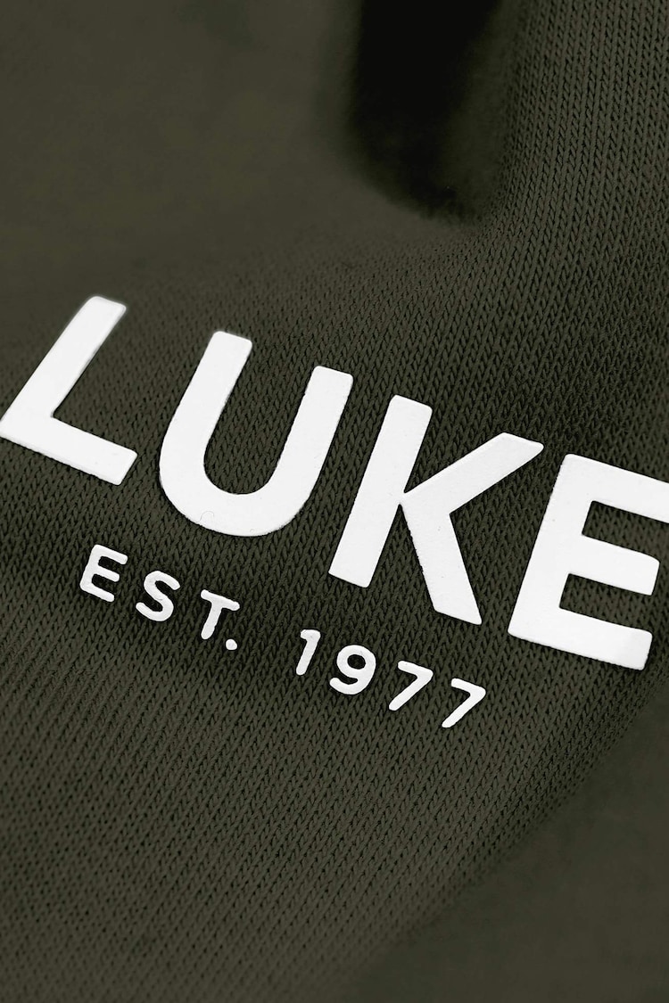 Luke 1977 Relaxed Fit Green Exceptional Sweatshirt - Image 6 of 6