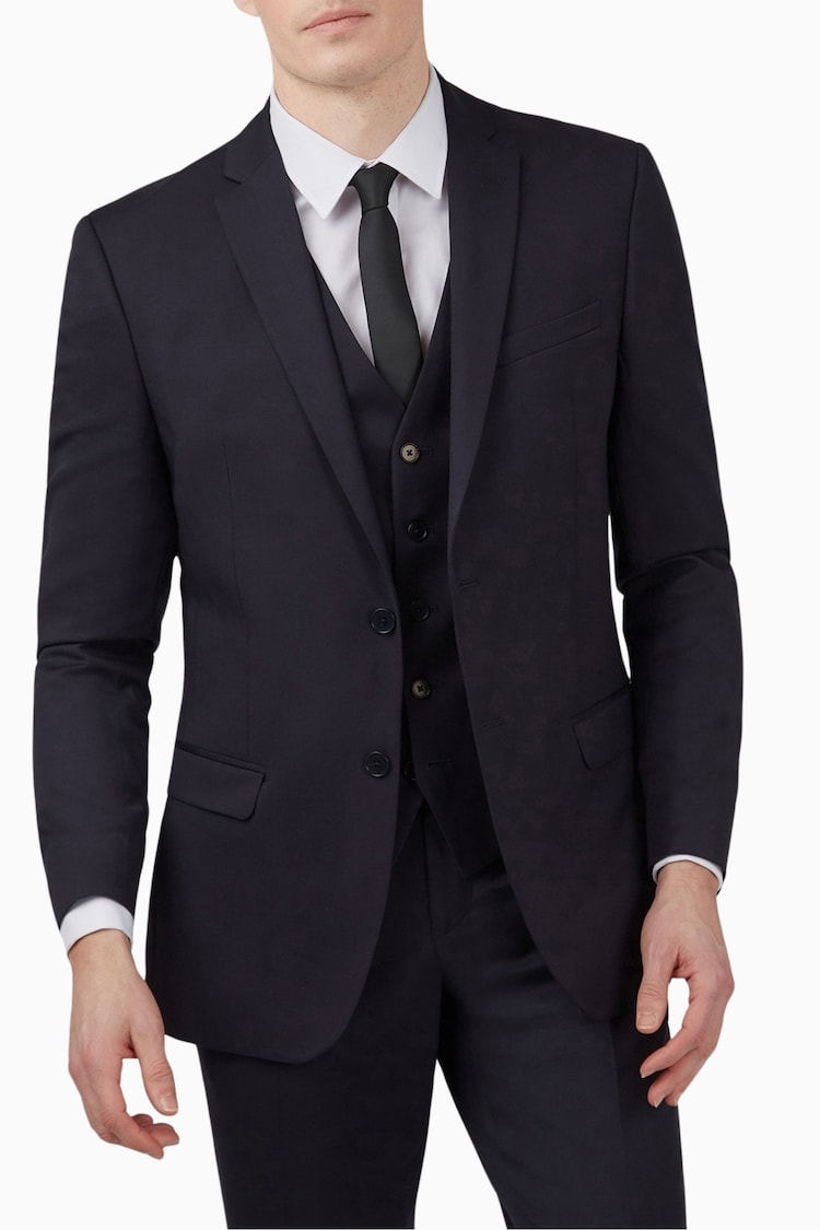 Ted Baker Blue Oia Premium Twill Jacket - Image 1 of 6