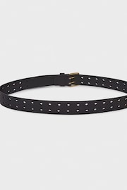 OSPREY LONDON The Neverending Leather Black Belt - 圖片 2，共 3