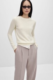 Mango Cream 100% Cashmere Sweater - Image 3 of 7