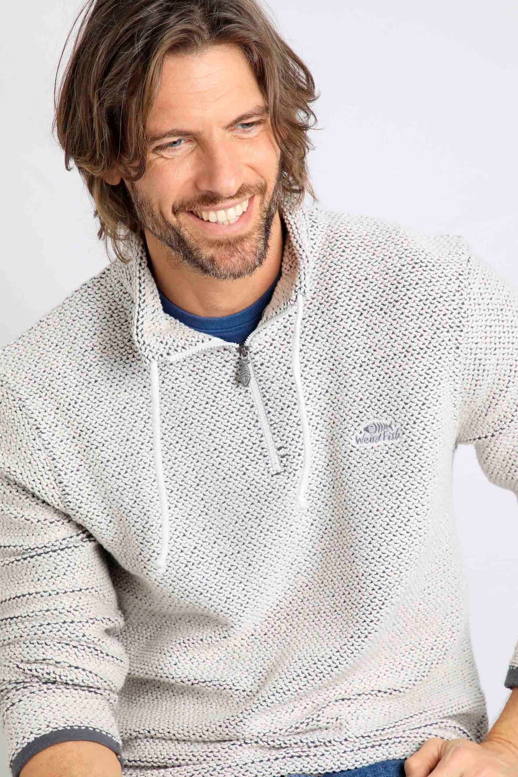 Weird fish mens macaroni 1 4 zip new arrivals
