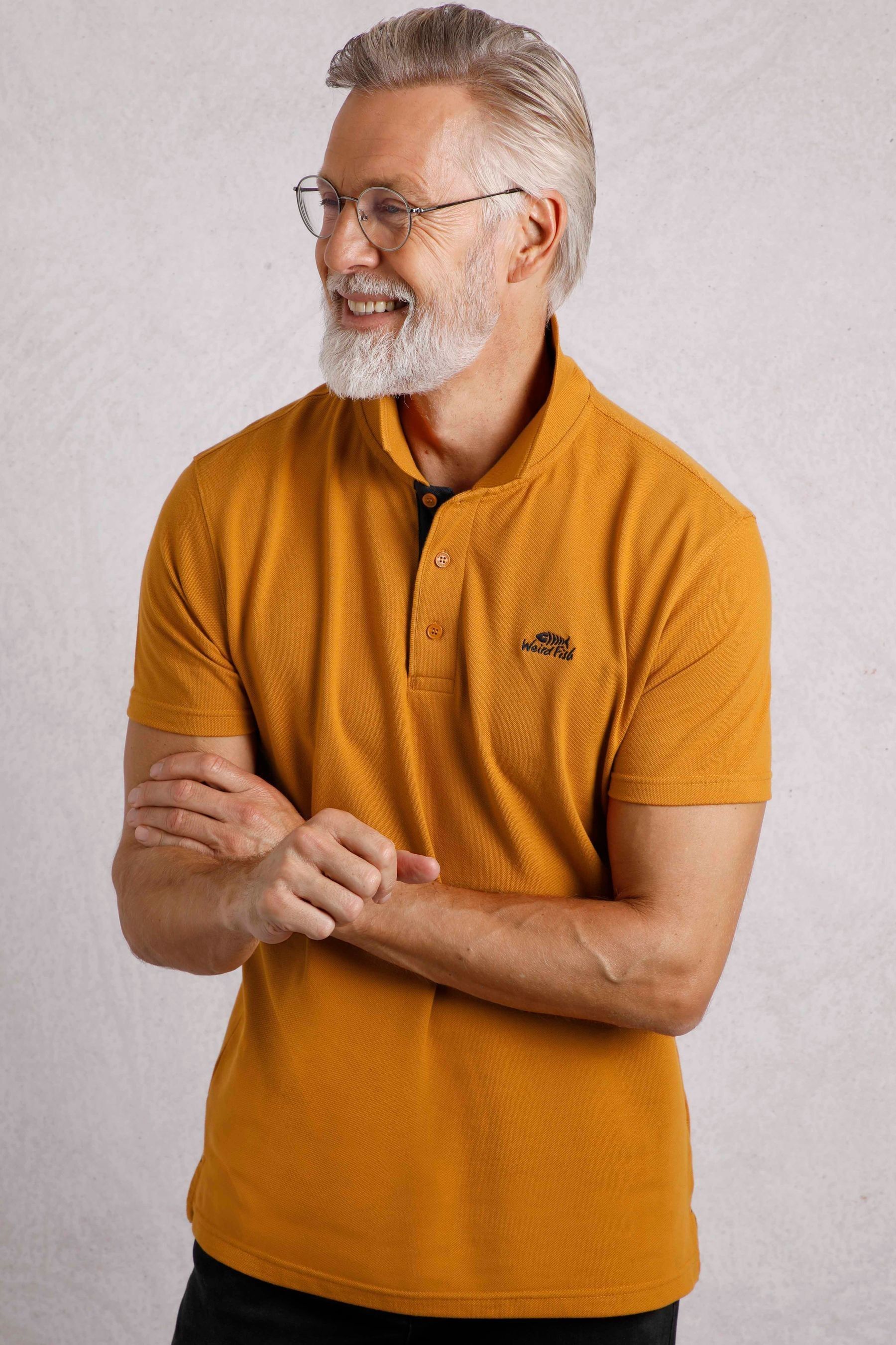 Weird fish polo shirts sale online