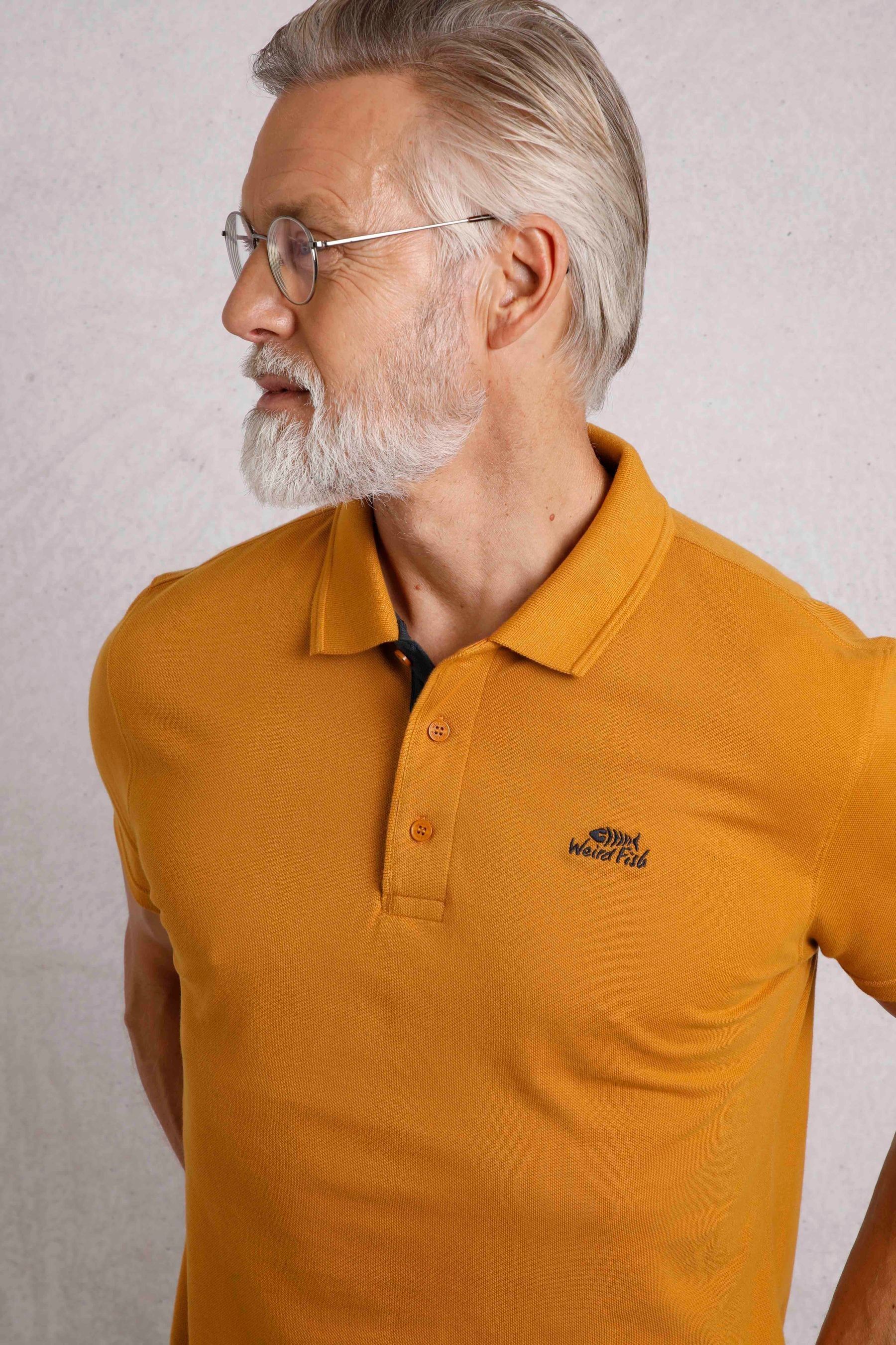 Buy Weird Fish Brown Miles Pique Polo Shirt from Next USA