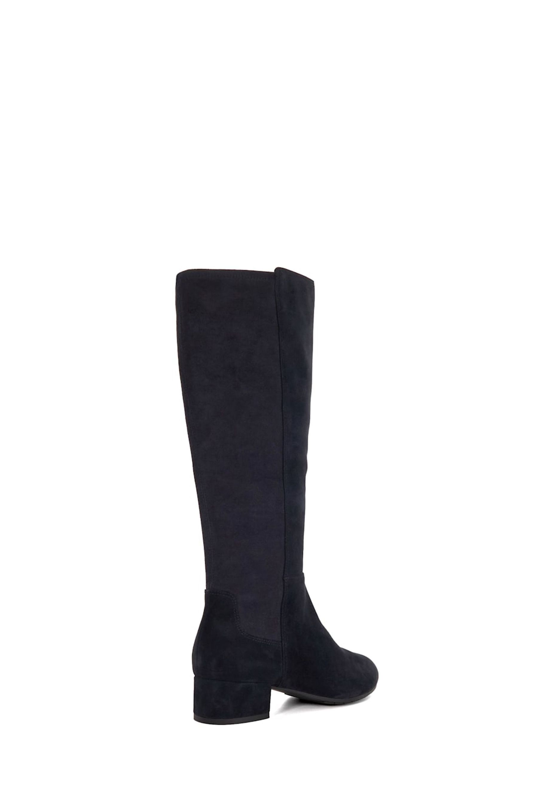 Buy Dune London Blue Wide Fit Tayla Smart Stretch High Leg Boots from the Next UK online shop