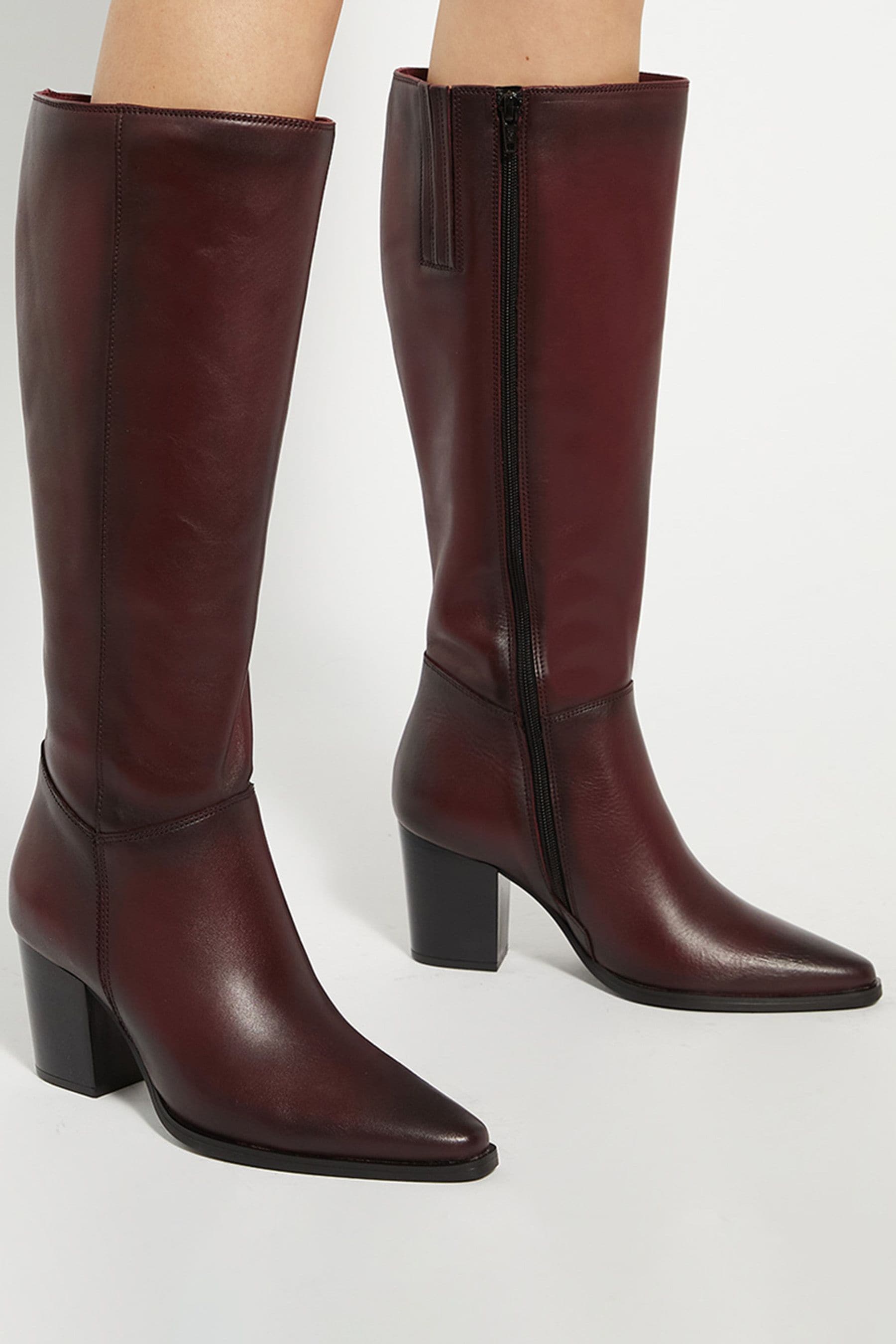 Dune high knee boots sales