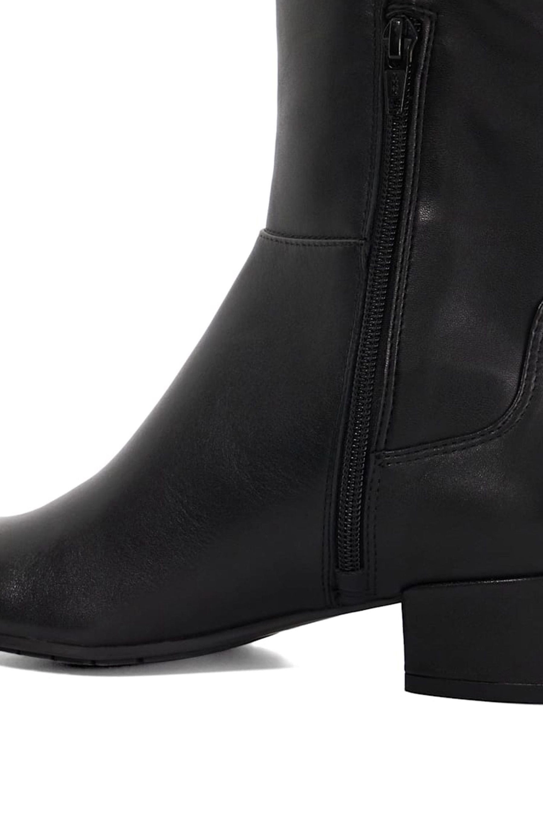 Buy Dune London Black Wide Fit Tayla Smart Stretch High Leg Boots from Next Spain