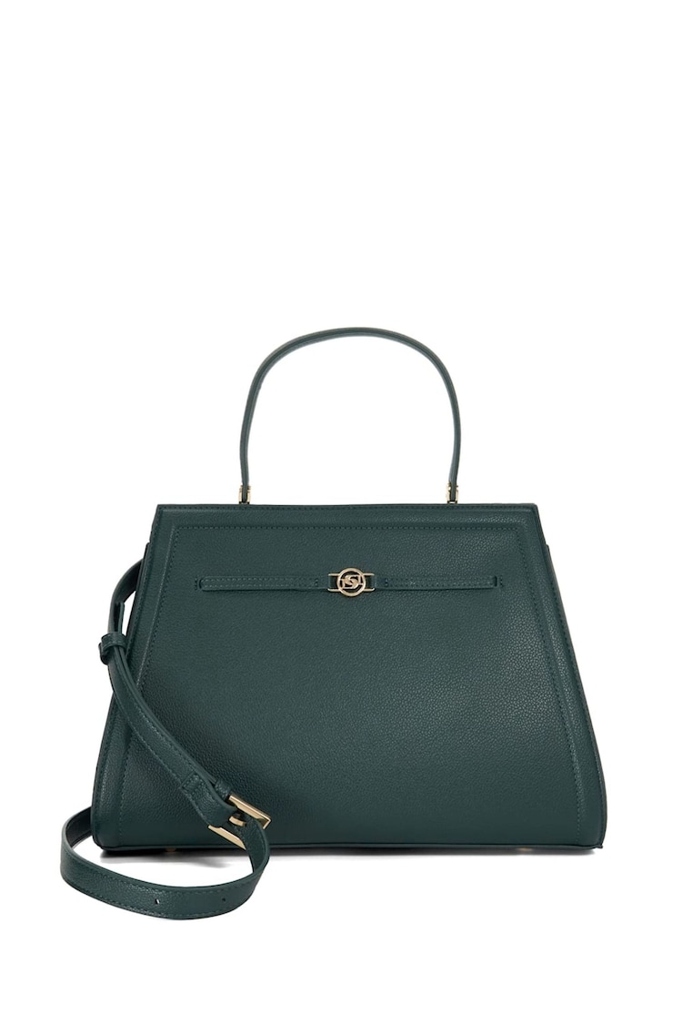 Dune London Green Dante L Large Top Handle Lady Bag - Image 1 of 5