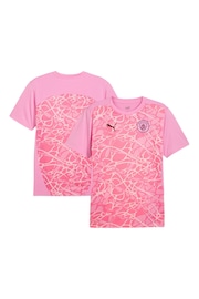 Puma Pink Manchester City Pre Match Top - Image 1 of 5