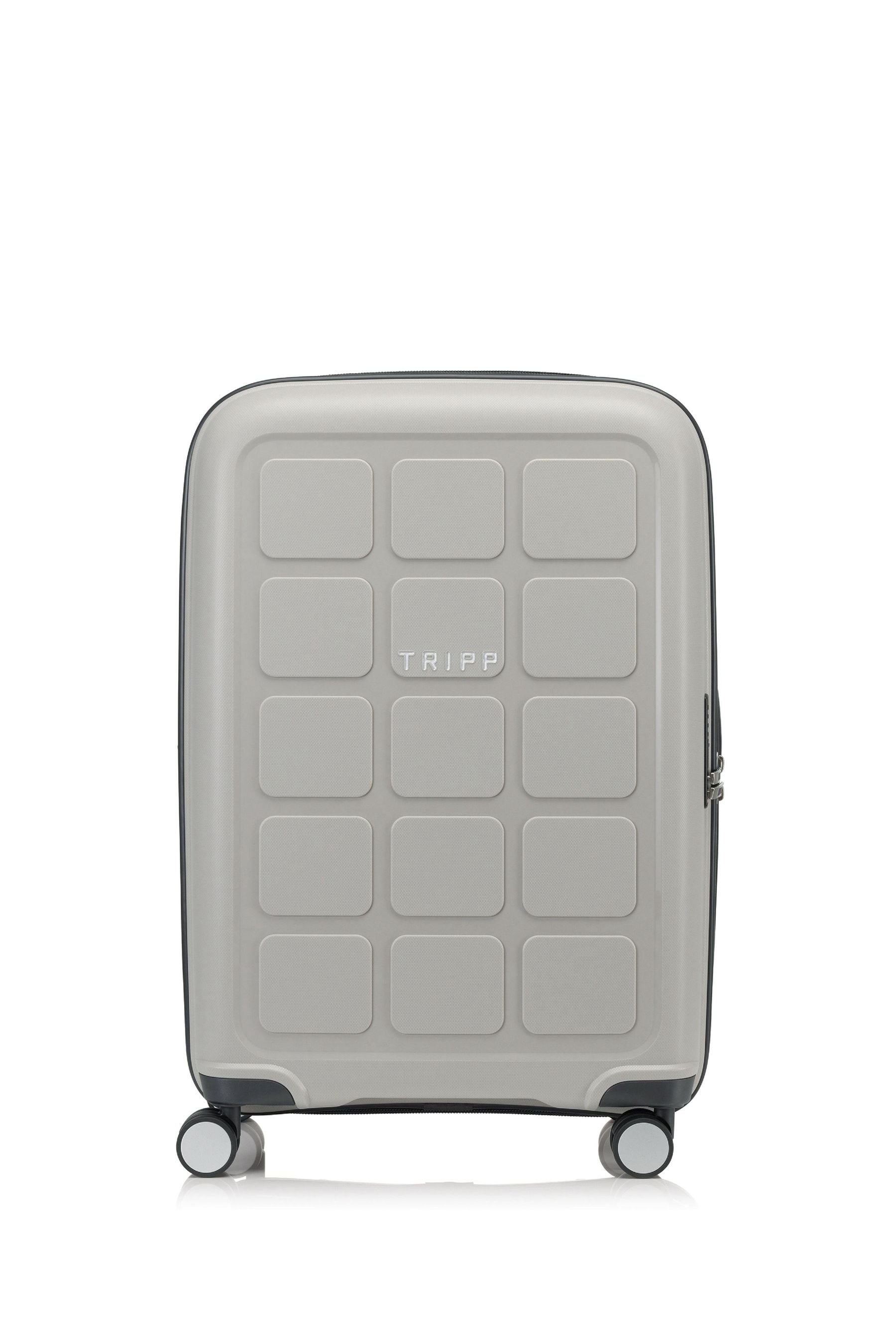 White tripp searchpean suitcase