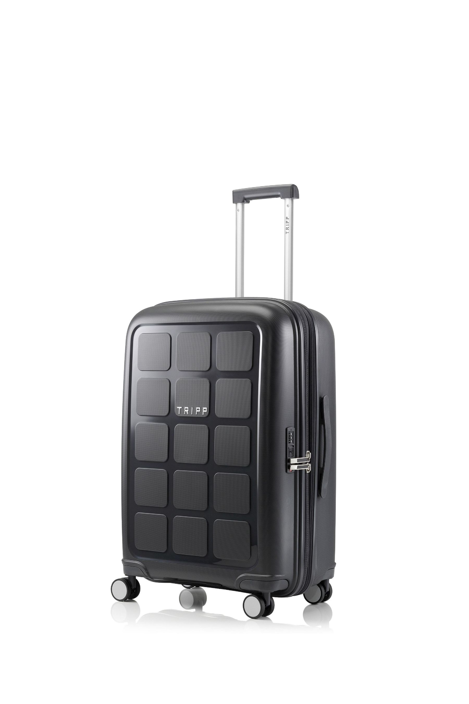 Buy Tripp Grey Holiday 8 Medium 4 Wheel Suitcase 65cm from the Next UK online shop