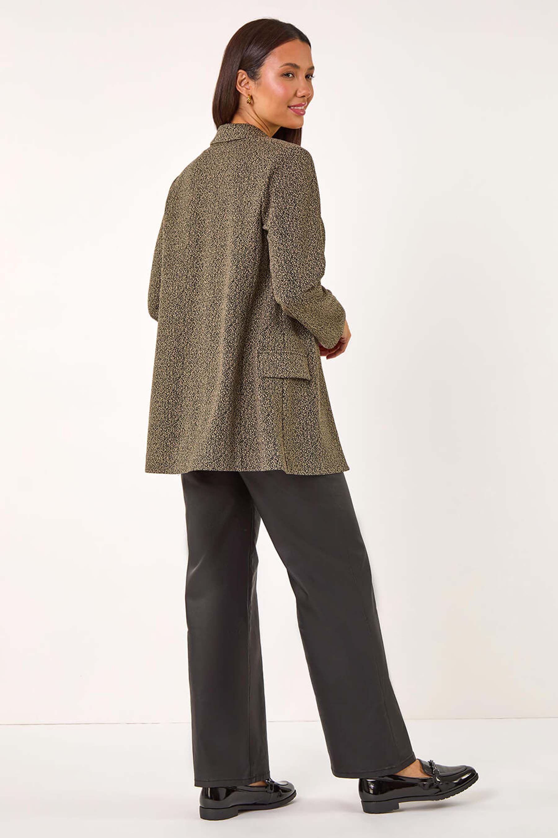 Longline jersey blazer online