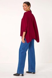 Roman Red Relaxed Smart Stretch Shirt - Image 3 of 5