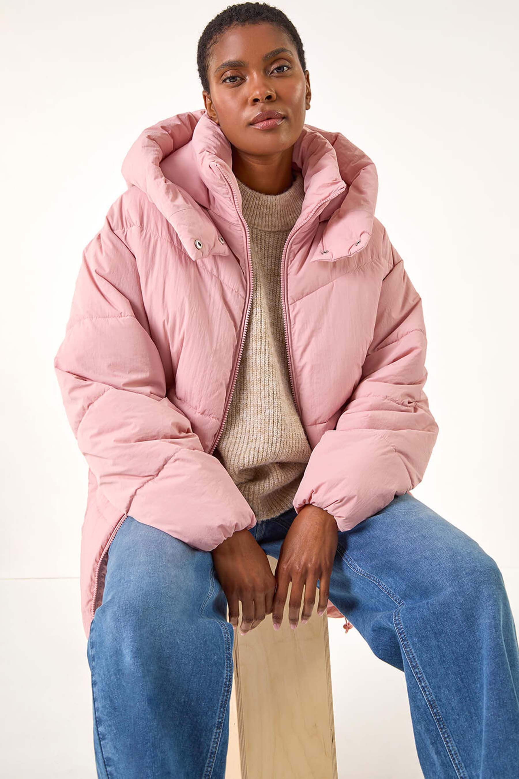 Roman pink jacket outlet