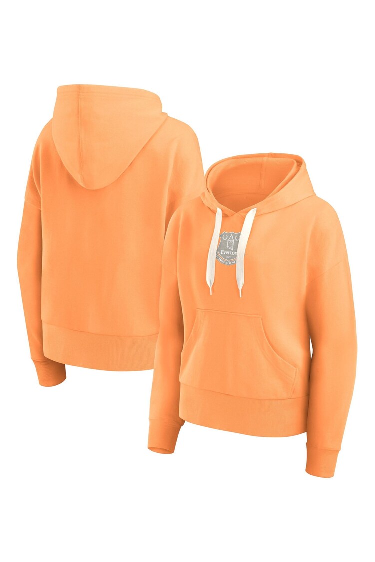 Fanatics Womens 100% Cotton Orange Everton Hoodie - Image 1 of 3