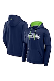 Fanatics Blue NFL Seattle Seahawks Defender Dot Faded Primary Fleece Hoodie - Image 1 of 3