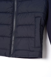 Angel & Rocket Blue Kobe Quilted and Jersey Jacket - Image 7 of 7