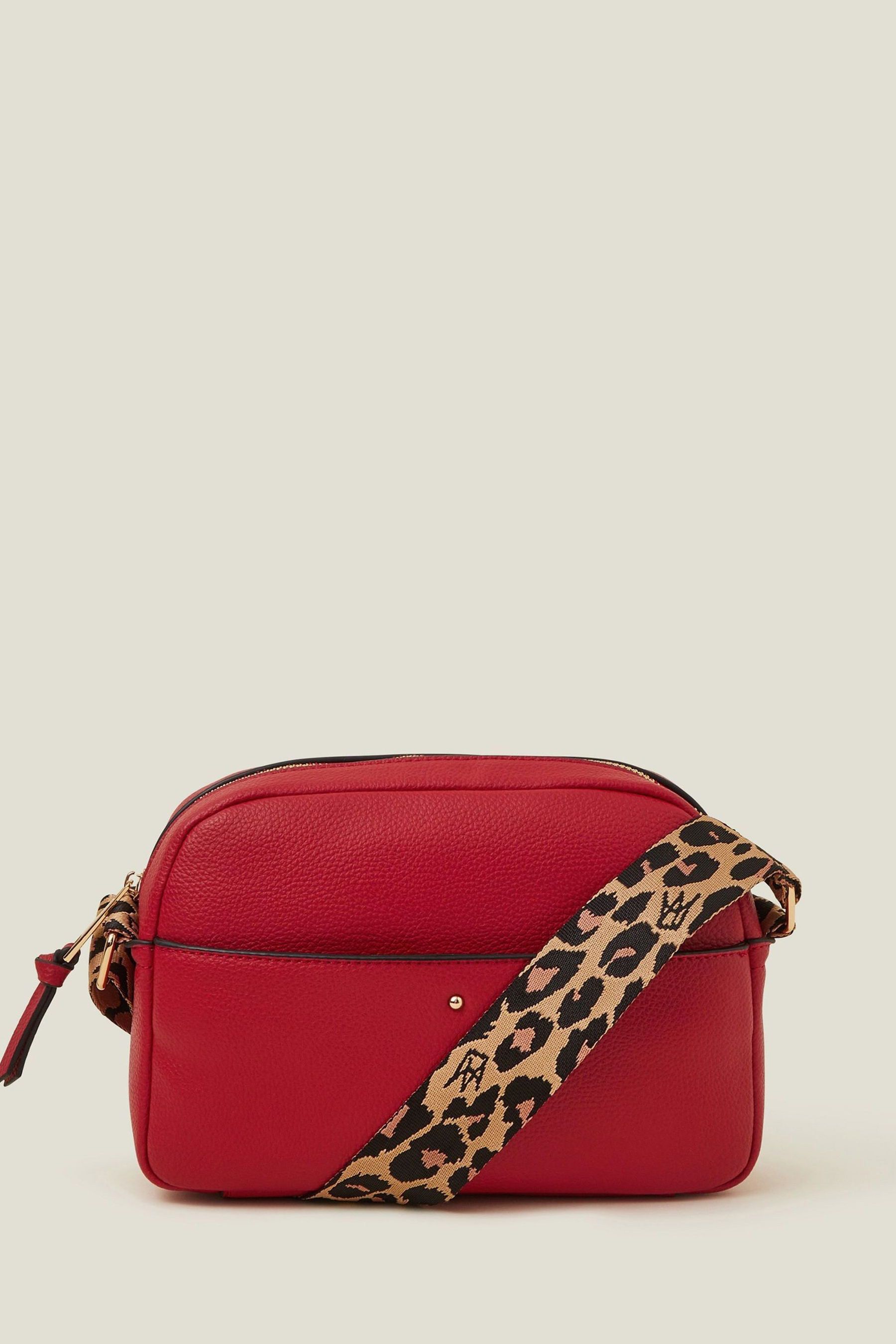 Red leopard purse on sale