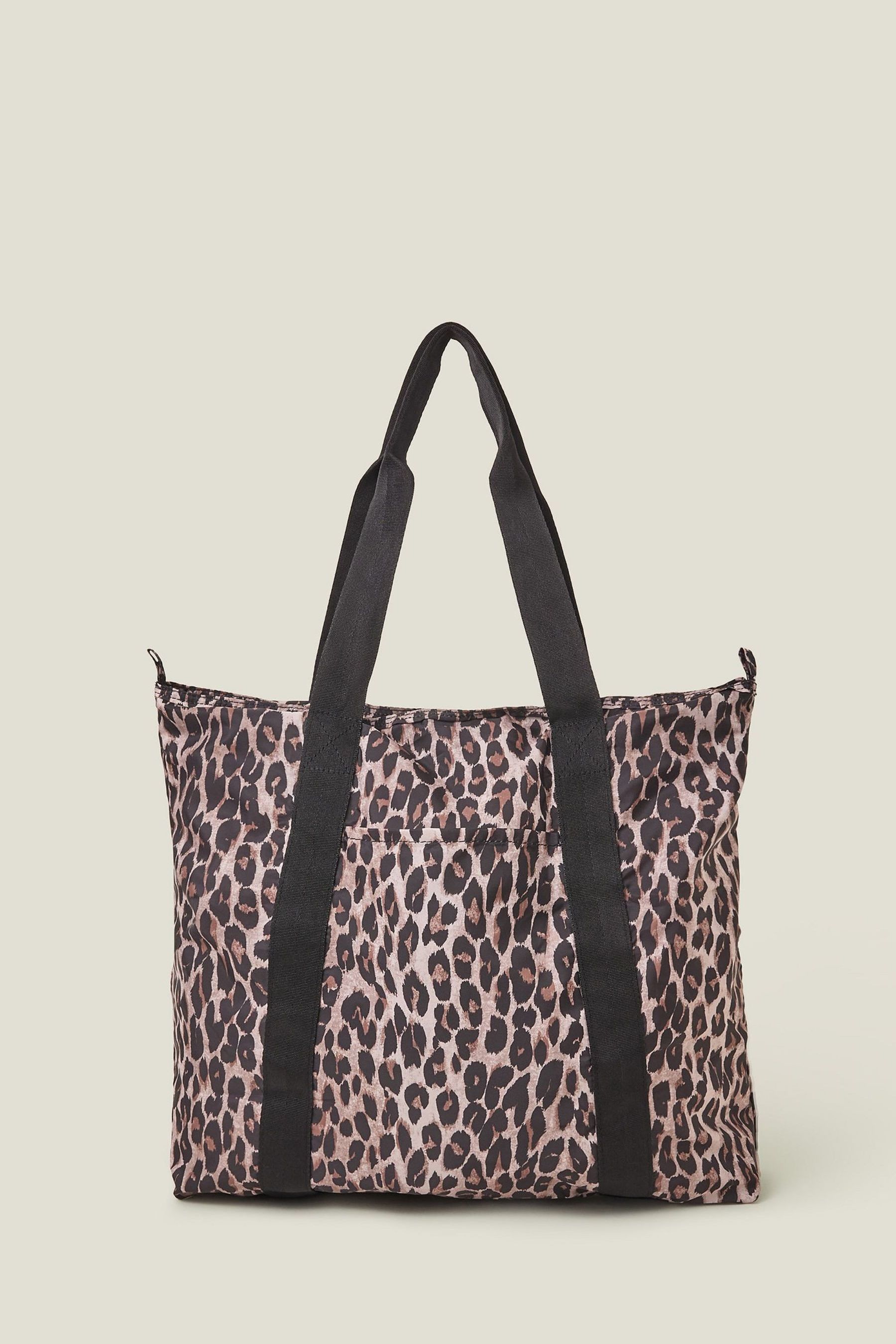 Buy Accessorize Animal Packable Leopard Print Tote Bag from Next Belgium