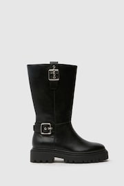 Schuh Dayla Chunky Calf Black Boots - Image 1 of 1