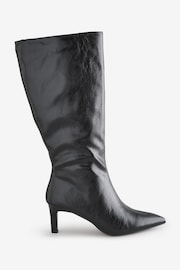 Schuh Dottie Knee High Black Boots - Image 1 of 1