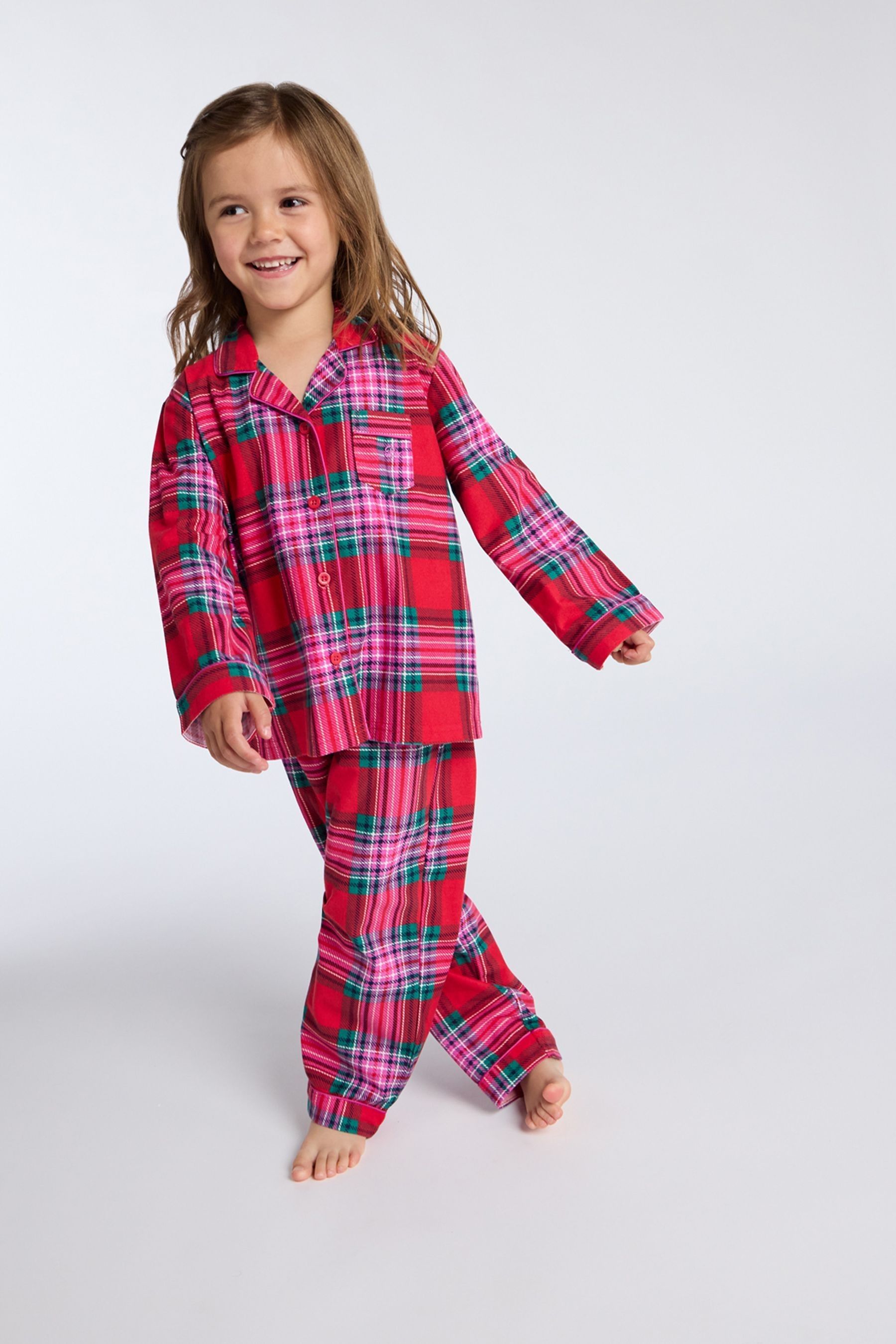 Boux Avenue Kids Cream Bows Fleece Pyjamas in a Bag
