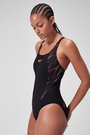 Speedo Black HyperBoom Splice Muscleback Swimsuit - Image 3 of 6