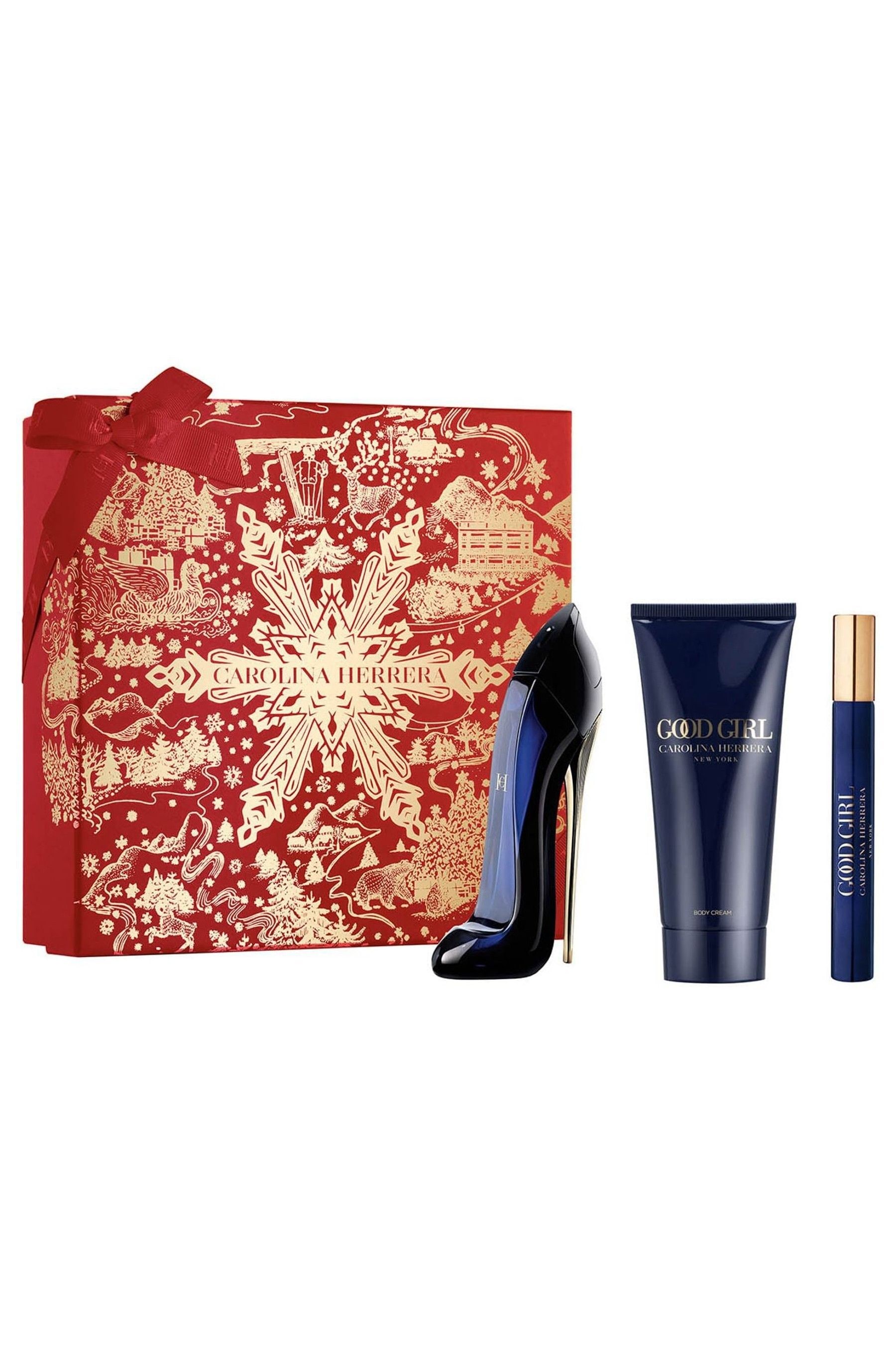 Buy Carolina Herrera 50ml Good Girl Eau de Parfum Body Lotion 100ml Travel Spray 10ml Gift Set Worth 134 from the Next UK online shop