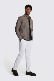 MOSS Natural Moleskin 100% Cotton Overshirt - Image 2 of 4