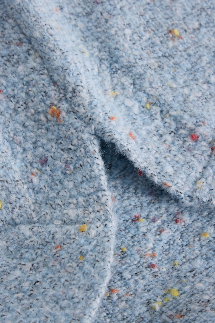 White Stuff Blue Talia Nep Jumper - Image 6 of 6