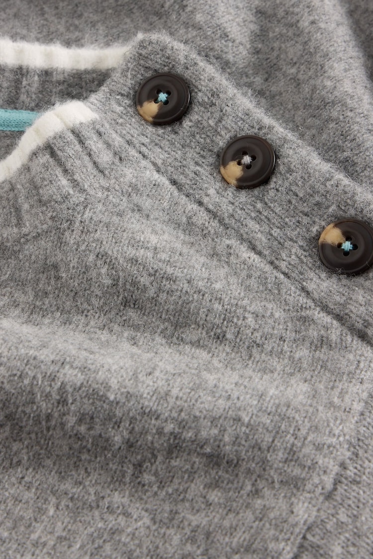 White Stuff Grey Lucy Longline Jumper - Image 6 of 6