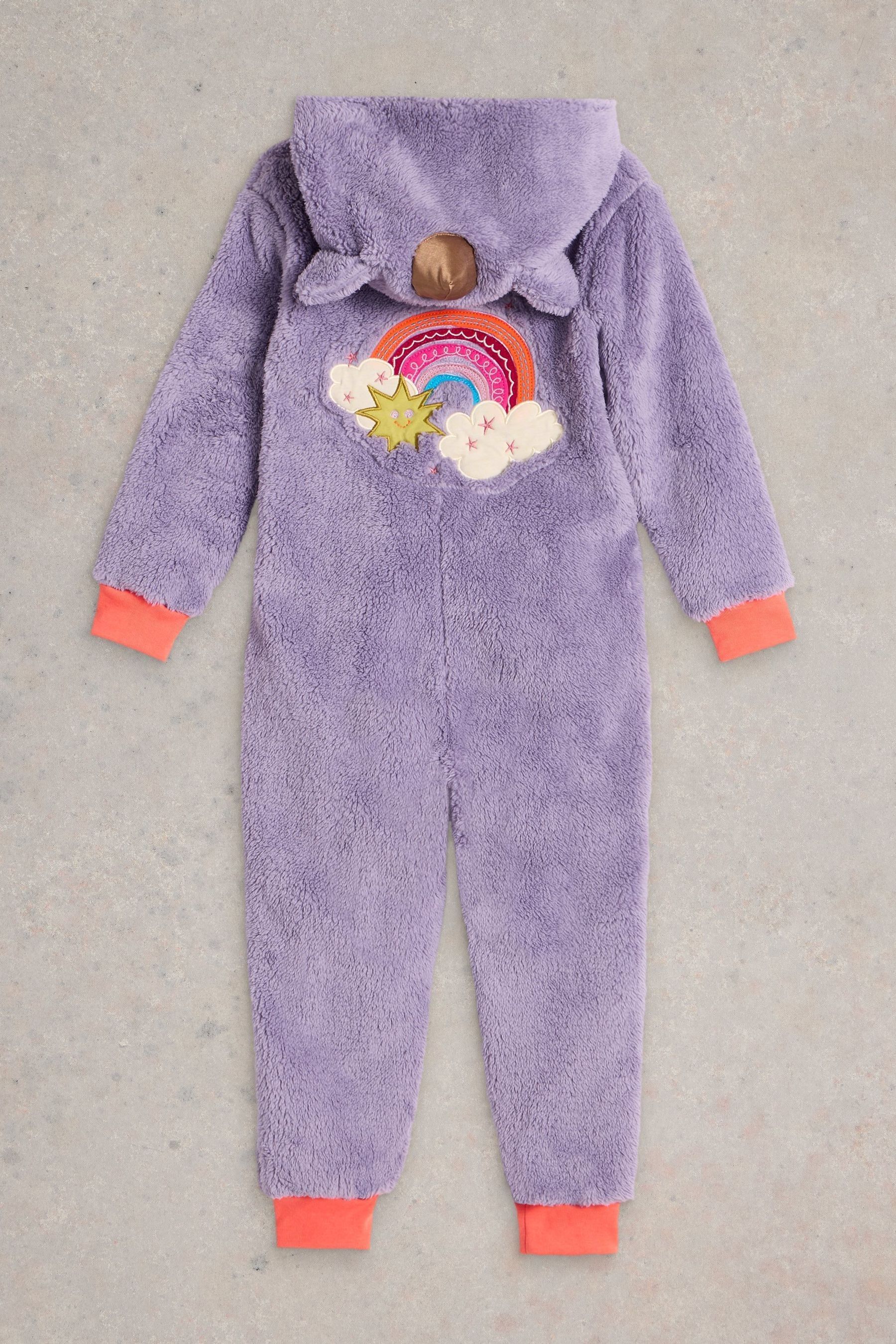 Buy White Stuff Purple Girls Unicorn Rainbow Onesie from the Next UK online shop