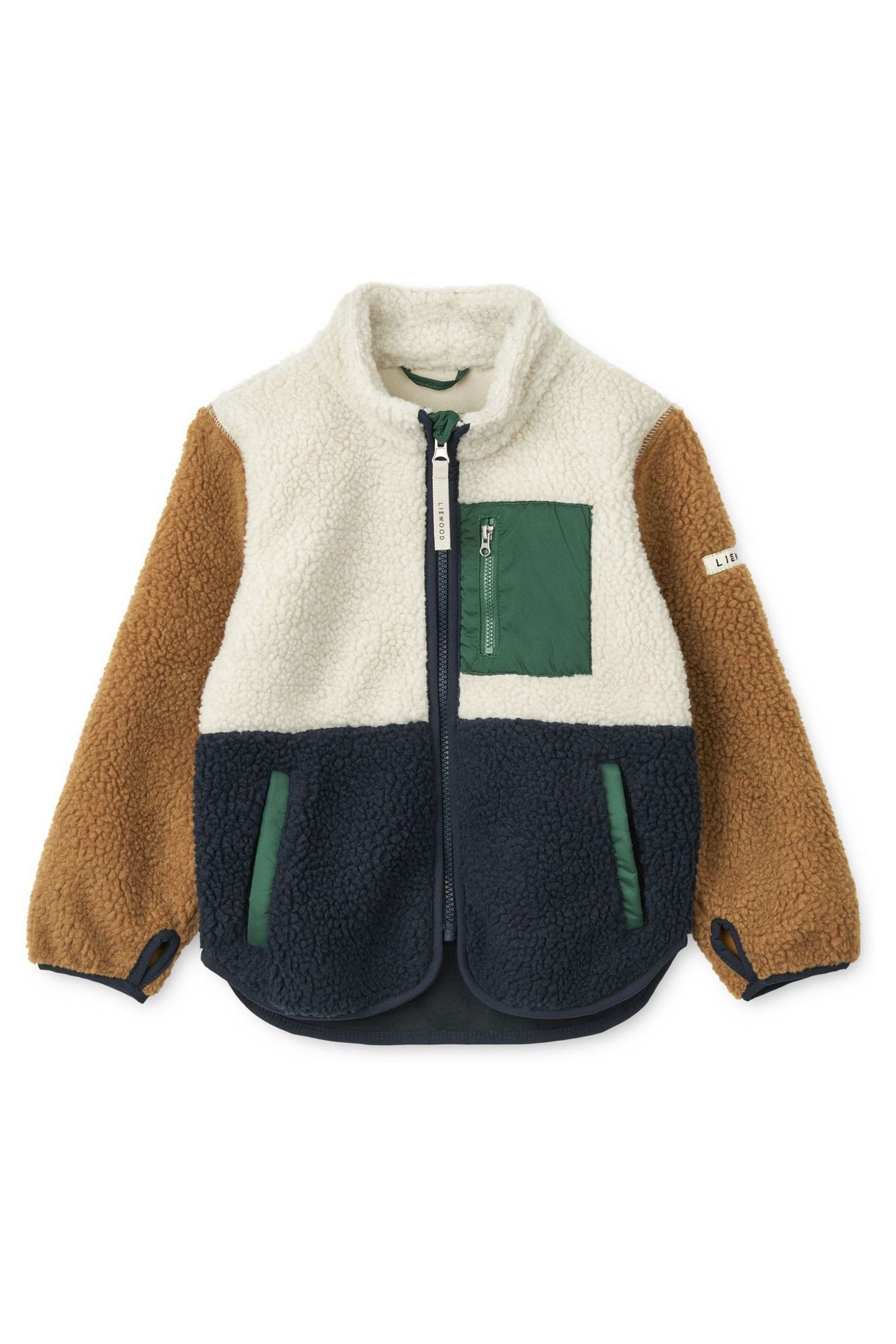 Blue Liewood Nolan Borg Fleece Jacket