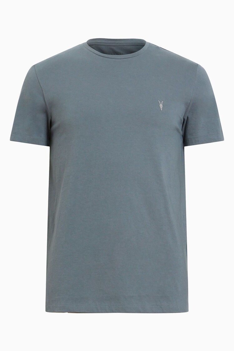 AllSaints Blue Tonic Short Sleeve Crew T-Shirt - Image 5 of 5