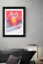 East End Prints Black Apre's Ski Framed Print Wall Art by Mark Harrison - Image 1 of 3