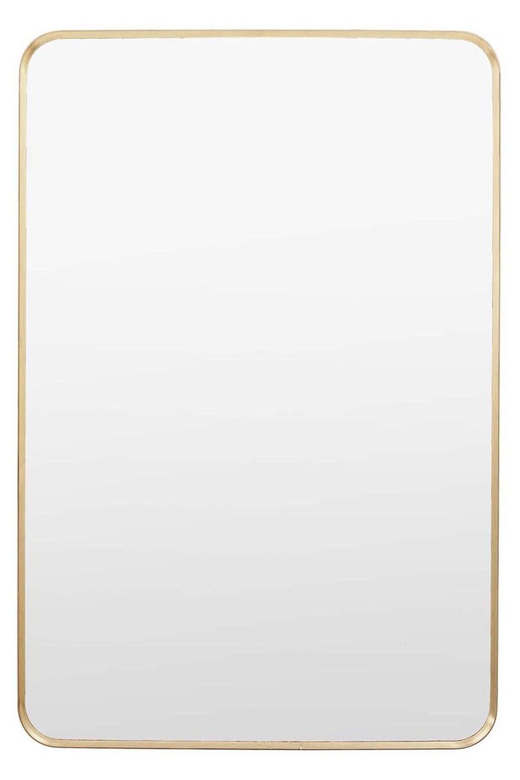 Gallery Home Gold Metal Whitland Rectangle Wall Mirror - Image 1 of 3