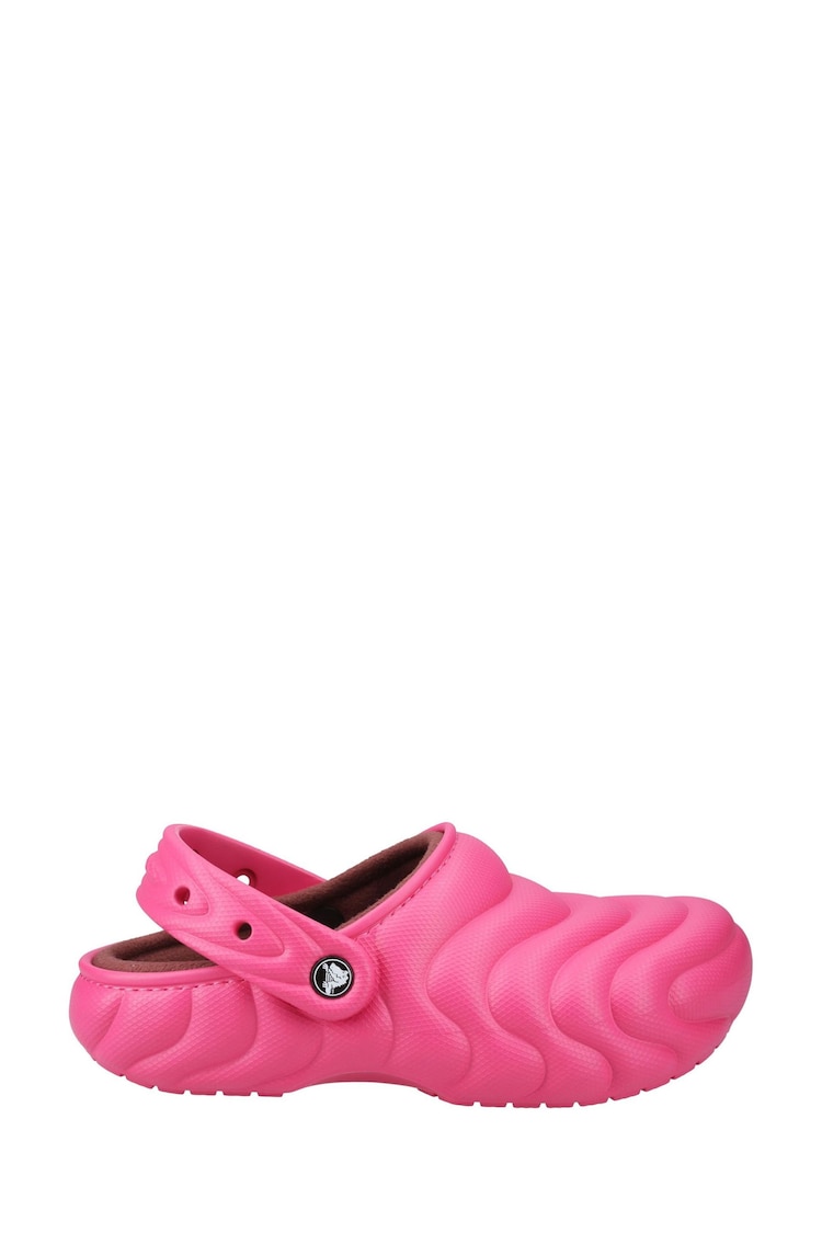 Crocs Pink Classic Lined Overpuff Clogs - Image 1 of 4