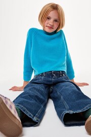 Whistles Natural Kids Textured Crew Neck Jumper - Image 3 of 5