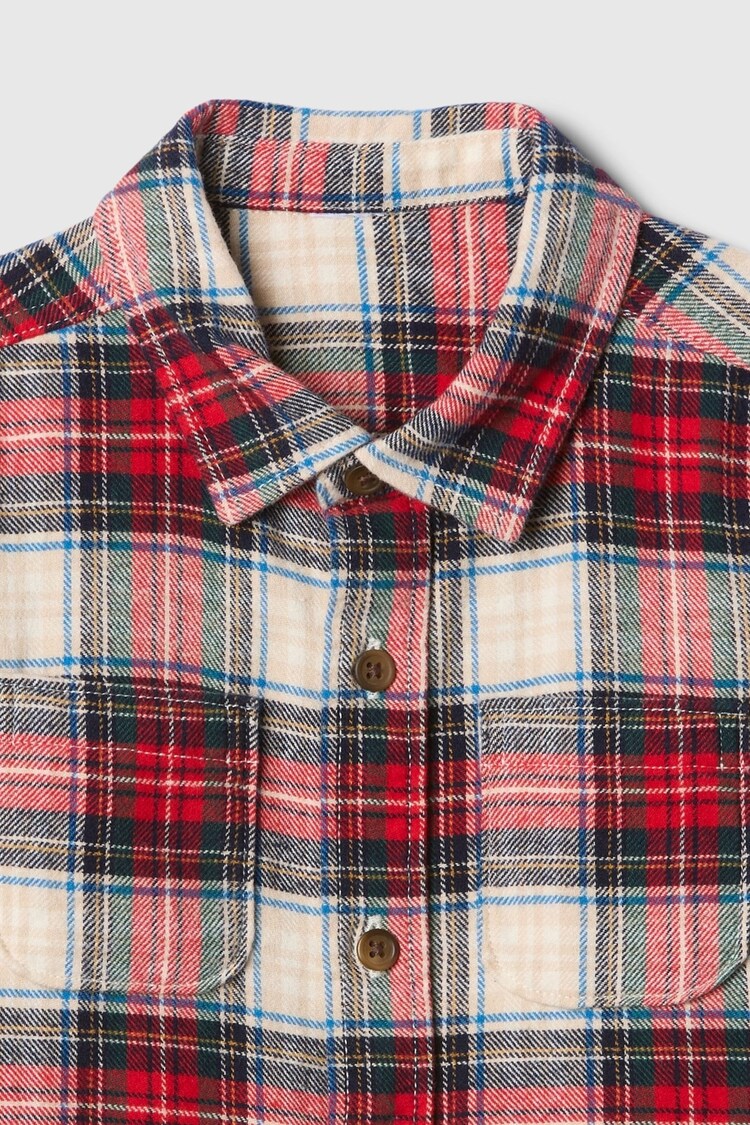 Gap Red Flannel Shirt (6mths-5yrs) - Image 3 of 3