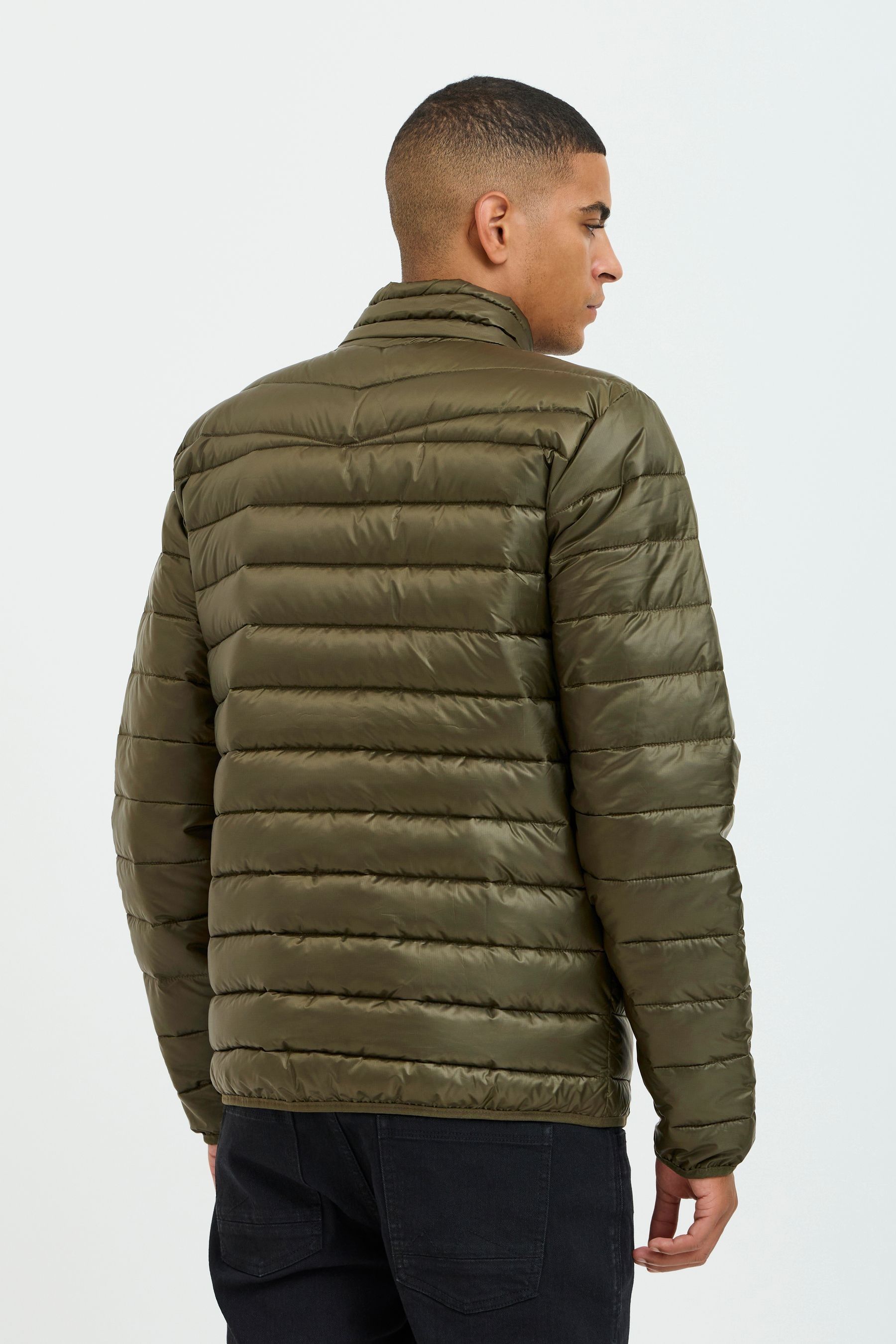 Metallic green puffer jacket cheap