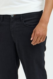 Blend Black Straight Fit Stretch Light Denim Straps Jeans - Image 3 of 5