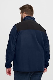 Blend Blue Zip Through Utility Fleece - Image 2 of 5